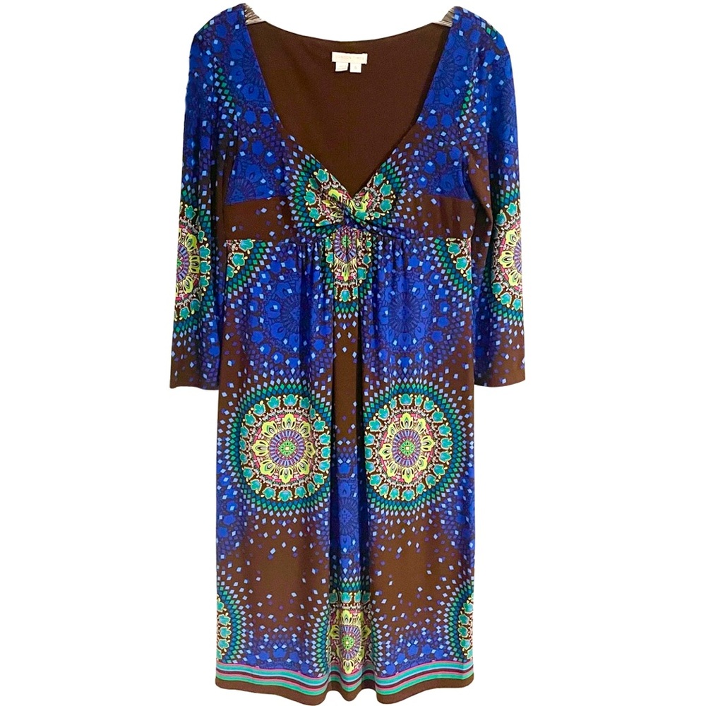 London Times Boho Midi Dress | Size 6